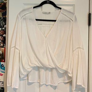 URBAN OUTFITTERS LUSH LONG SLEEVE BLOUSE